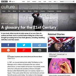 Culture - A glossary for the 21st Century