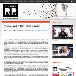 Print ou Web ? Non, Print + Web !