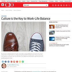 Culture is the Key to Work-Life Balance