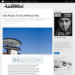 São Paulo: A City Without Ads