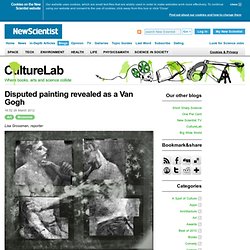 Disputed painting revealed as a Van Gogh