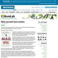 Make yourself more creative