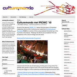 Culturemondo meets PICNIC '10