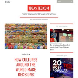 How cultures around the world make decisions