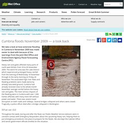 Cumbria floods November 2009 — a look back