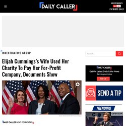 Elijah Cummings’s Wife Used Her Charity To Pay Her For-Profit Company, Documents Show