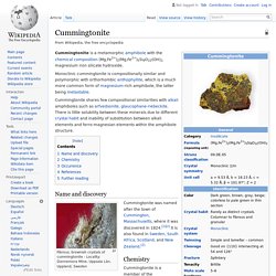 Cummingtonite