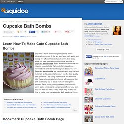 Cupcake Bath Bombs