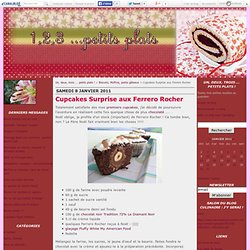 Cupcakes Surprise aux Ferrero Rocher