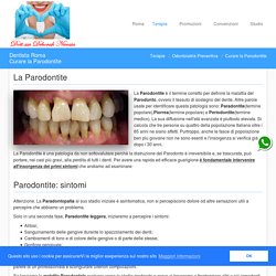 Curare la Parodontite - Dentista Roma