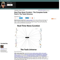 Real-Time News Curation - The Complete Guide Part 6: The Tools Universe