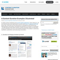 6 Content Curation Examples Illustrated - HiveFire on Content Curation