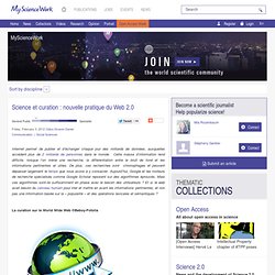 Science et curation : nouvelle pratique du Web 2.0