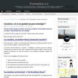 Curation : et si on parlait un peu stratégie ?