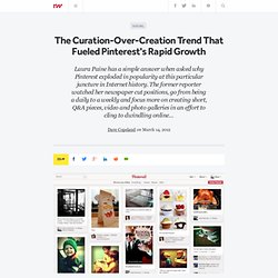 The Curation-Over-Creation Trend That Fueled Pinterest's Rapid Growth - Aurora