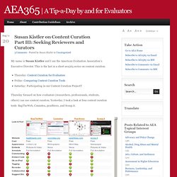 aea365 Content Curation