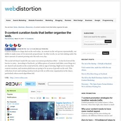 9 content curation tools that better organise the web.