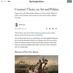 Curators’ Choice on Art and Politics