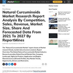 Natural Curcuminoids Market Research Report Analysis By Competition, Sales, Revenue, Market Size, Share And Forecasted Data From 2021 To 2027 By ReportMines