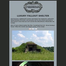 Luxury Fallout Shelter