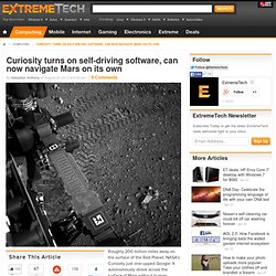 Curiosity turns on self-driving software, can now navigate Mars on its own