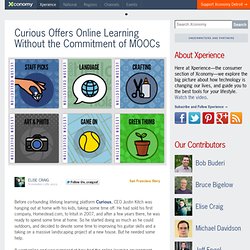 Curious Offers Online Learning Without the Commitment of MOOCs