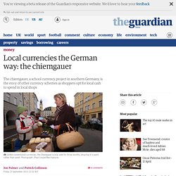 Local currencies the German way: the chiemgauer