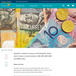 Currency in Australia