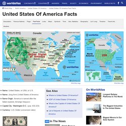 United States of America USA Facts Flag Seal Capital City Currency History Landforms Maps Population Symbols