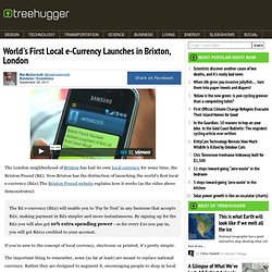 World's First Local e-Currency Launches in Brixton, London
