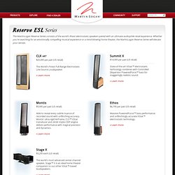 Current MartinLogan Products