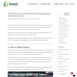 4 Ways Your Current Multifamily Storage Options are Failing Tenants