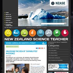 New Zealand Science Teacher: New Zealand's Latest Science news on, Curriculum and Literacy, Learning in Science, Putaiao, Education and Society, Assessment, Teacher Education