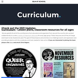 Curriculum - BLM AT SCHOOL