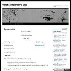 Caroline Heldman's Blog