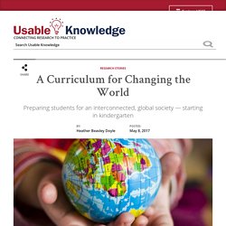 A Curriculum for Changing the World