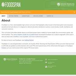 About - Food System Curriculum - Johns Hopkins University