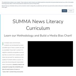 SUMMA News Literacy Curriculum for Schools and Universities - Ad Fontes Media