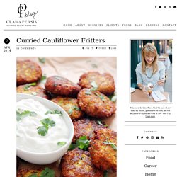 Curried Cauliflower Fritters