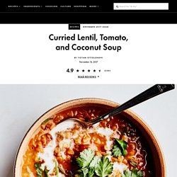 Curried Lentil, Tomato, and Coconut Soup Recipe