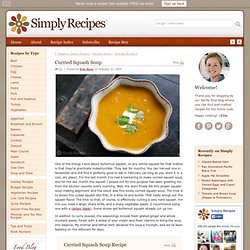 Curried Squash Soup Recipe