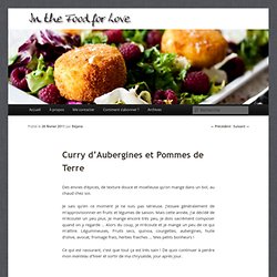 Curry d'Aubergines et Pommes de Terre