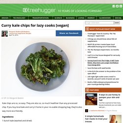 Curry kale chips for lazy cooks [vegan]