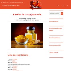 Curry japonais maison (karēko) !