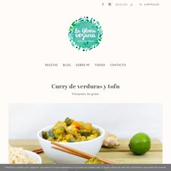 Curry de verduras y tofu