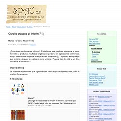 Cursillo práctico de Inform 7 (I) - SPAC