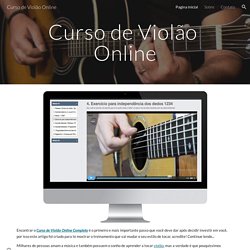 Curso de Violão Online - GSites Antigo