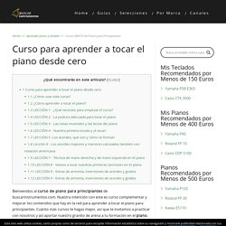 Curso GRATIS de Piano para Principiantes