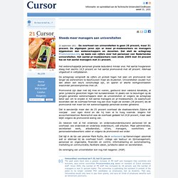 Cursor: steeds meer managers