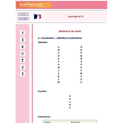 Cursos gratis de Francés